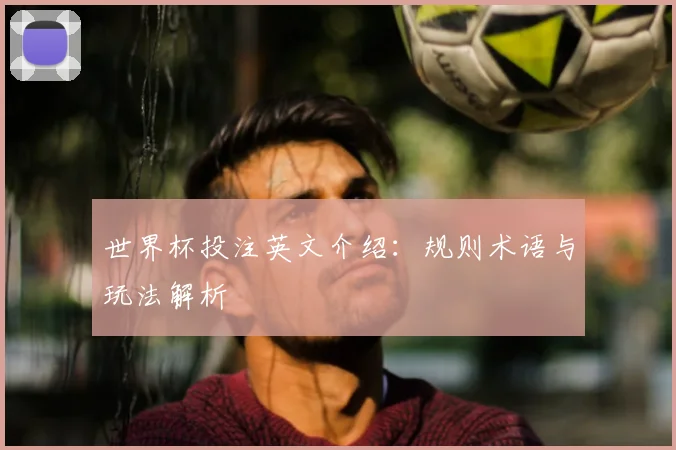 世界杯投注英文介绍:规则术语与玩法解析